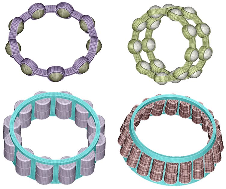 Altair SimLab - Farklı rulman tipleri