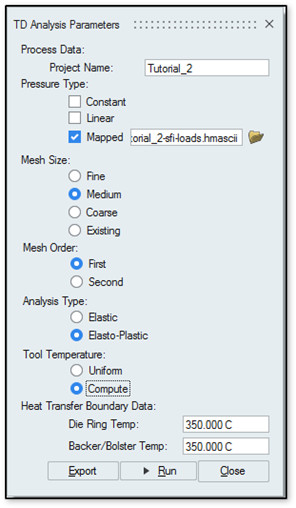Isı transferiyle birlikte kalıp deformasyon analizi - Altair Inspire Extrude Metal