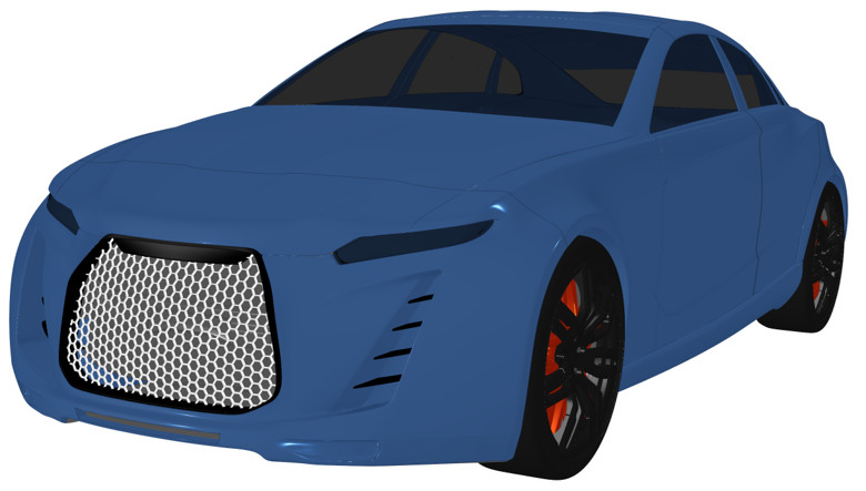 Altair HyperView gerçekçi render modu