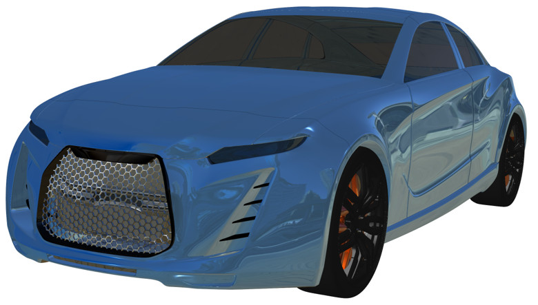 Altair HyperView render ve ortam haritası modu