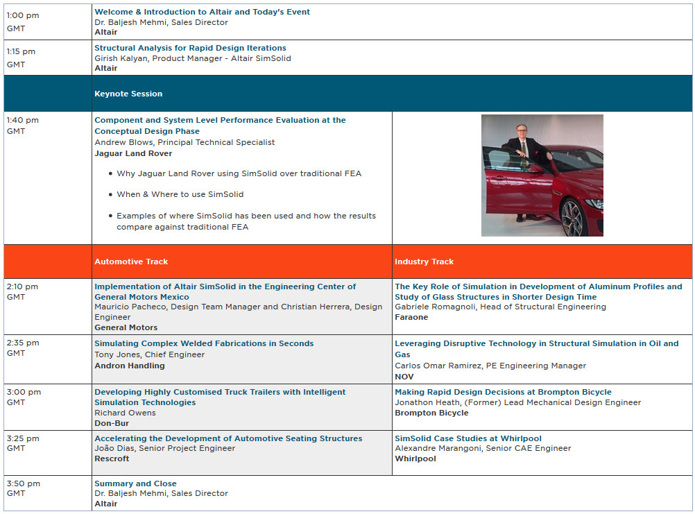 Altair SimSolid konferans programı 24 Kasım 2020
