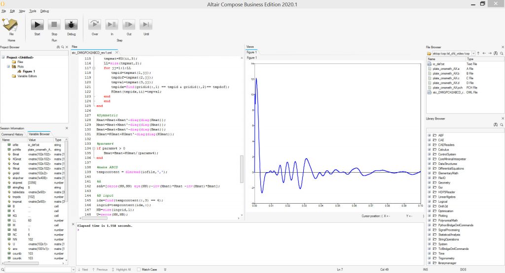 Altair Compose- matris tabanlı nümerik hesaplama dili ve geliştirme ortamı