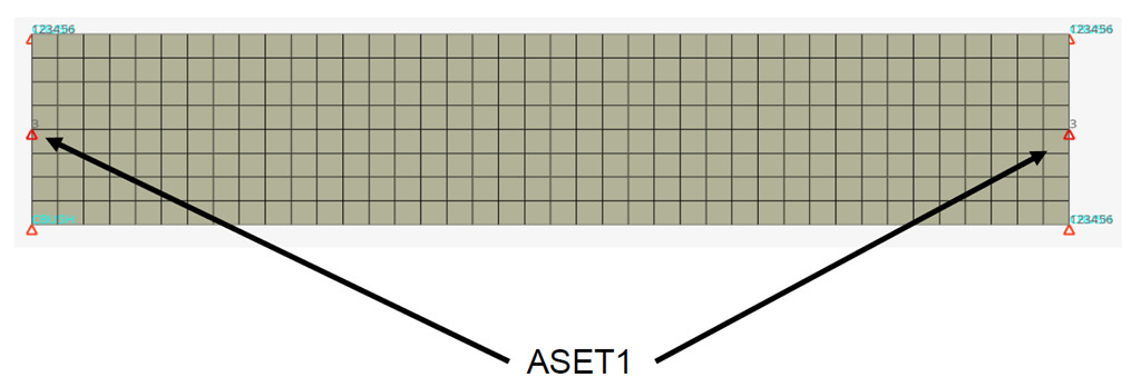 OptiStruct ASET1 indirgeme