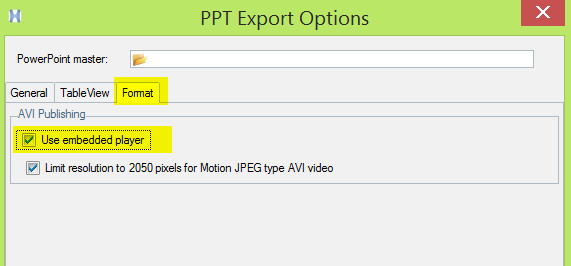 HyperView'den videoyu PowerPoint'e gömme seçeneği