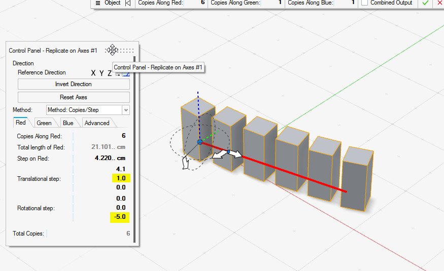 replicate komutu kontrol paneli - Inspire Studio