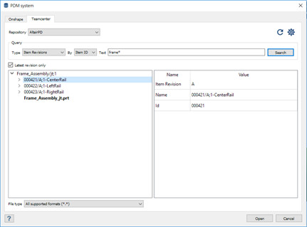Altair SimSolid Teamcenter bağlantısı
