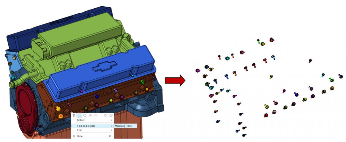 HyperWorks CFD eşleşen parça tespiti