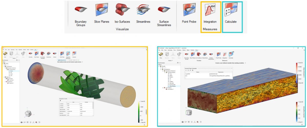 HyperWorks CFD Post Calculate
