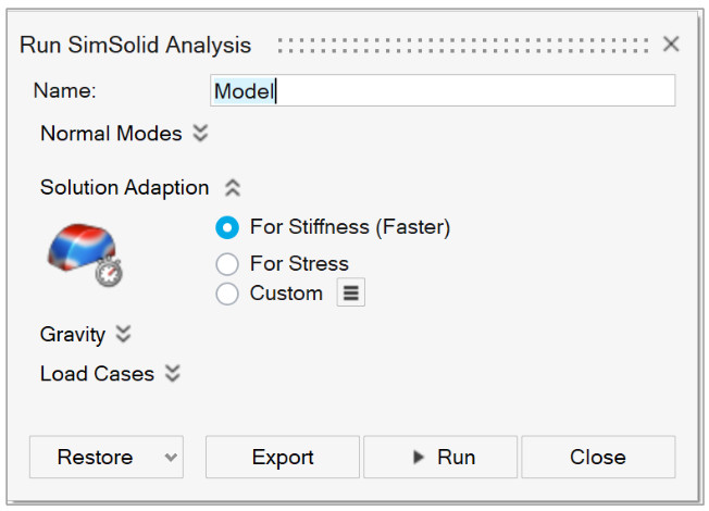 Altair Inspire'dan Altair SimSolid'e dosya aktarma