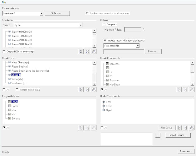 Altair Hv Trans arayüzü