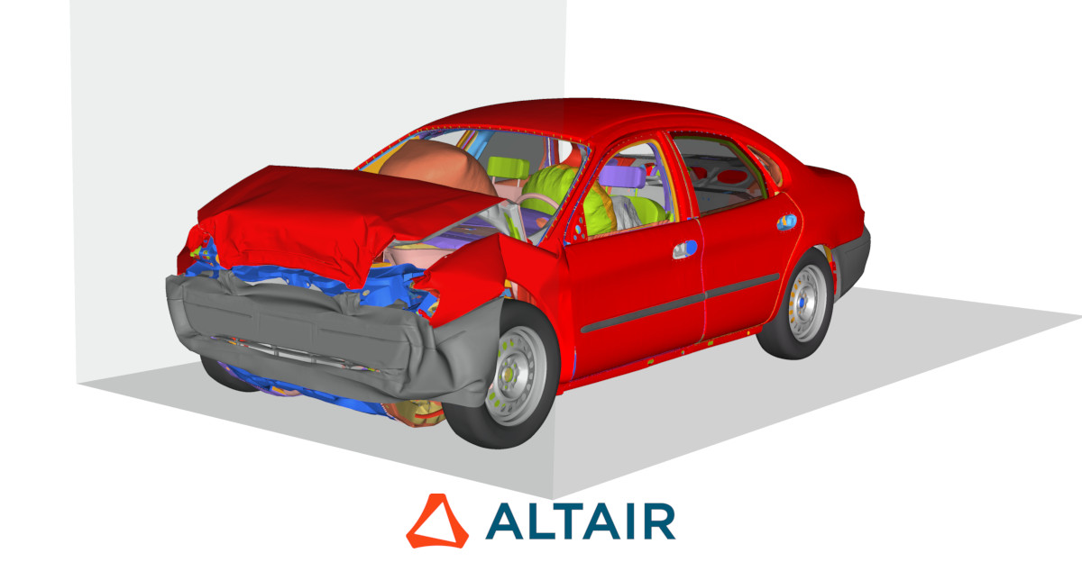 Altair Radioss çarpışma simülasyonu