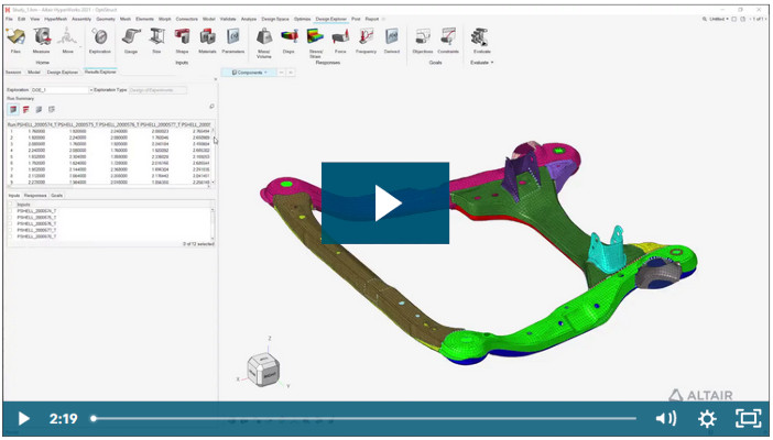 Altair HyperWorks Design Explorer