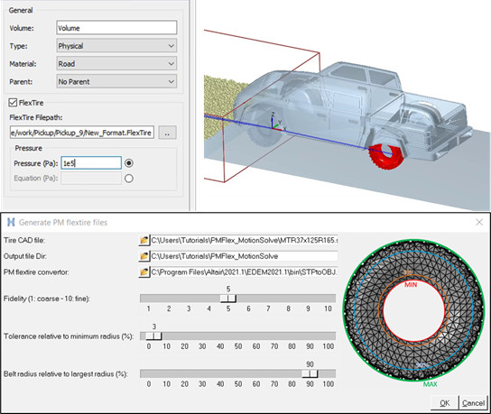 Altair EDEM FlexTire modeli