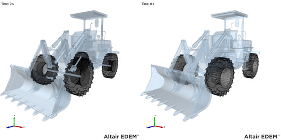 Altair EDEM cad import ve render geliştirmeleri