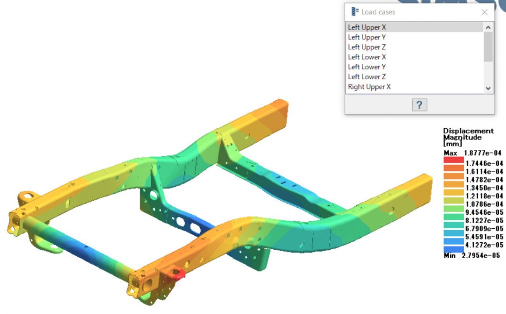 Altair SimSolid çoklu yükleme analiz sonuçları