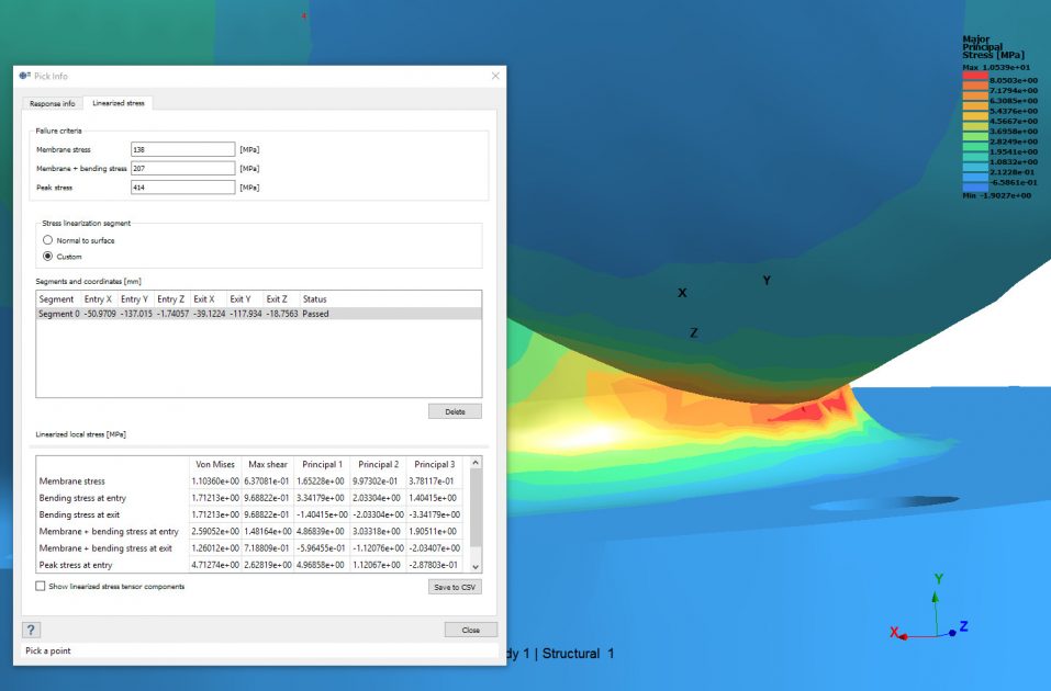 Altair SimSolid Gerilme Doğrusallaştırma
