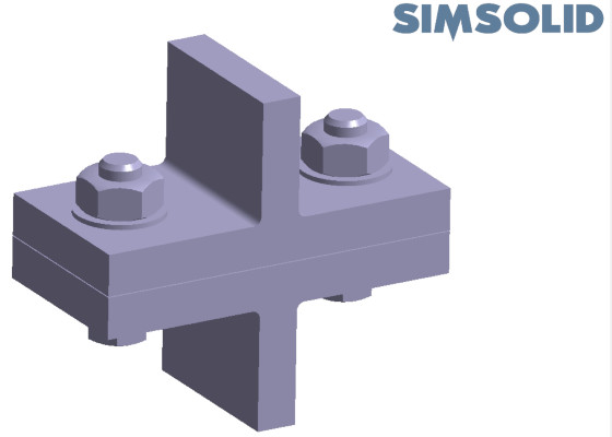 Altair SimSolid civata ve somun sıkam yükü