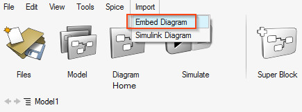 Altair Activate 2021.1, Altair Embed diyagram içeri alma