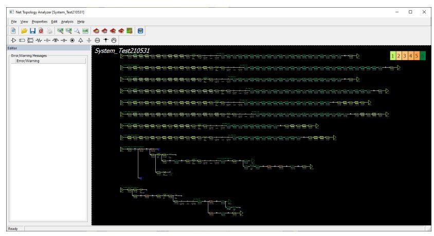 Altair PollEx sistem seviyesinde Net topolojisi