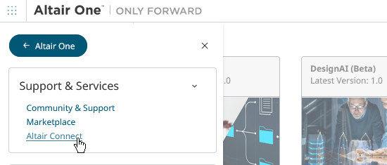 Altair Connect sitesi