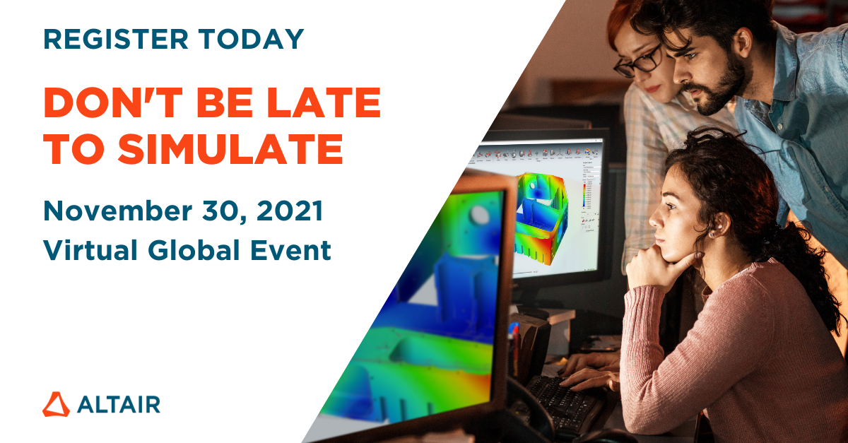 Altair sanal etkinliği : Simülasyona Geç Kalmayın