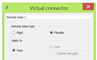 Altair SimSolid 2021.1  - Esnek uzaktan kütle tanımlama