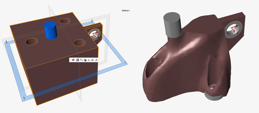 Döküm parça topoloji optimizasyonu obstacles tanımlama