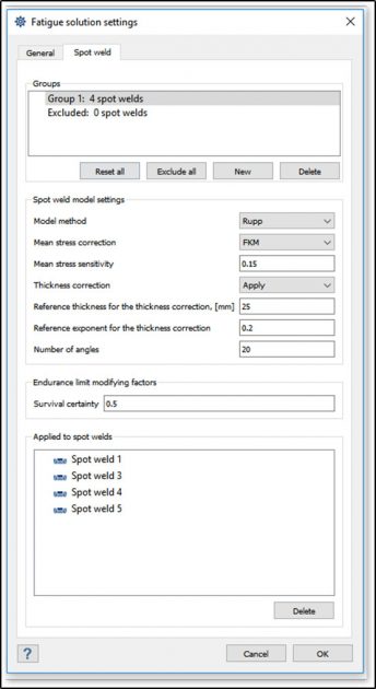 Altair SimSolid 2021.1 punta kaynak yorulması