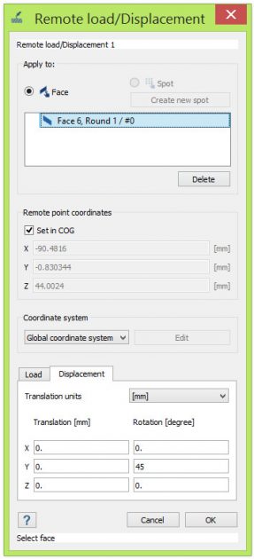 Altair SimSolid 2021.1 zorlanmış döndürme yükü
