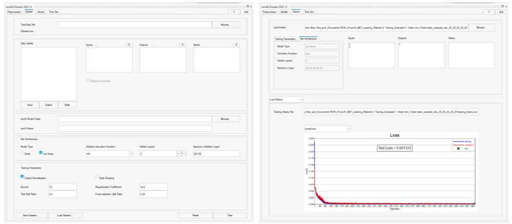 Altair romAI Director arayüzü