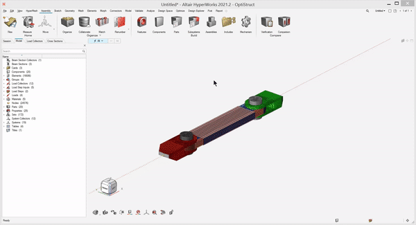 Altair HyperWorks araç kuşağı  - toolbelt