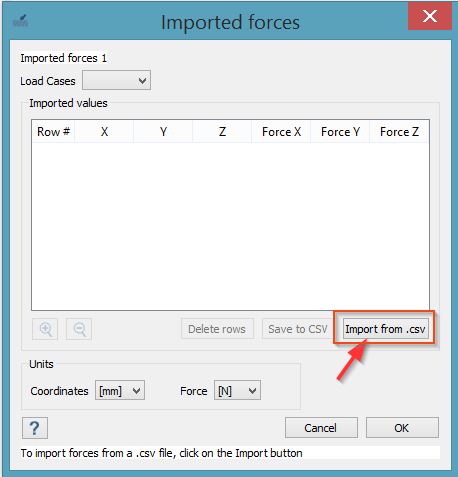 Yükleri içeren csv dosyasını açma