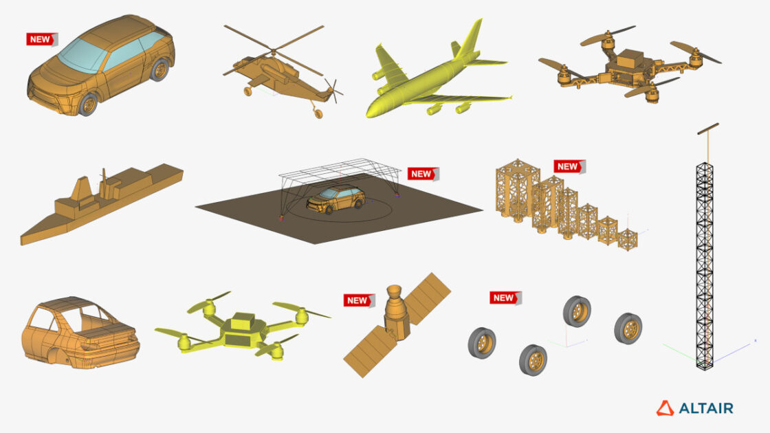 Altair Feko 2023 model kütüphanesi